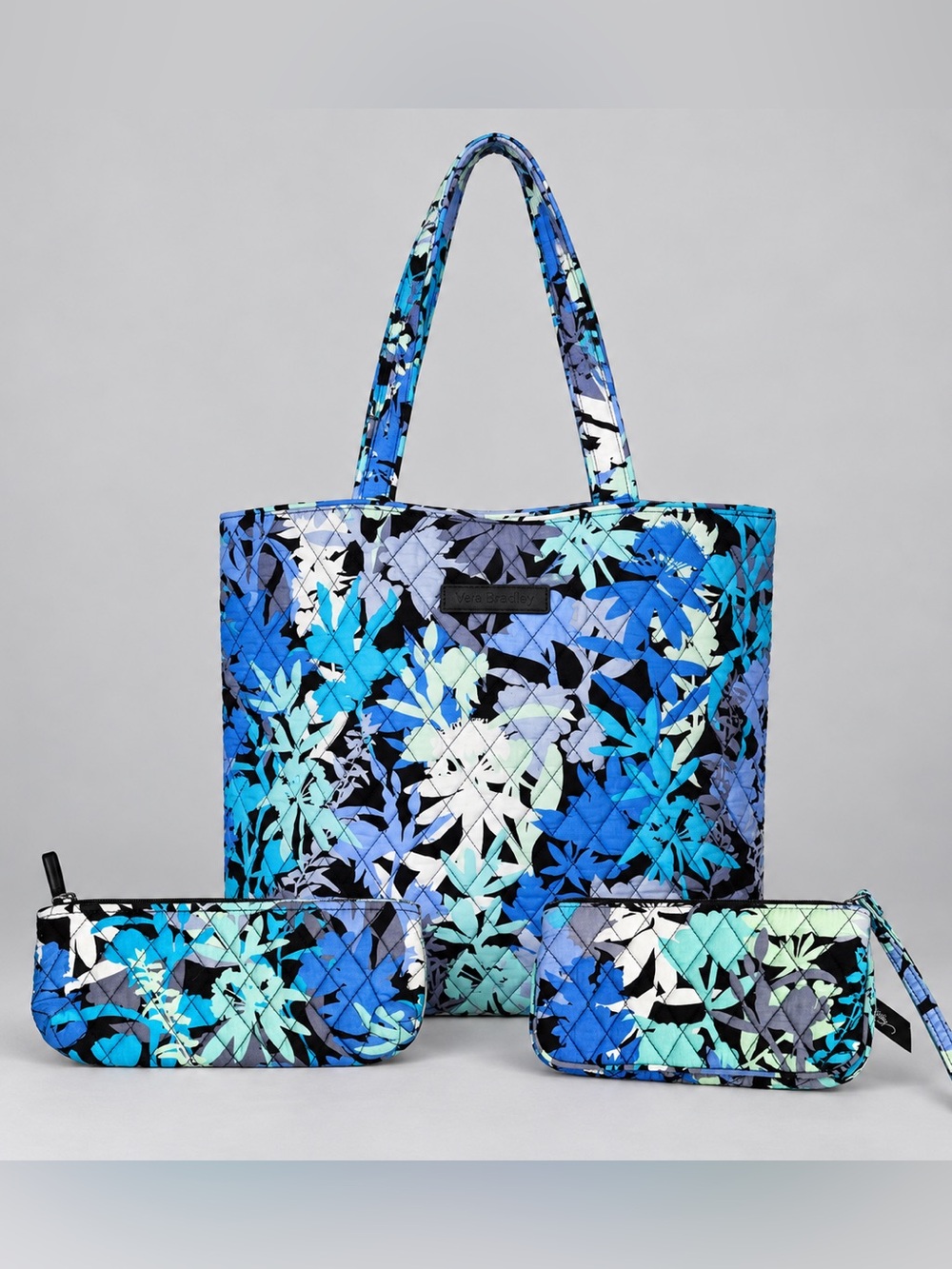 Vera Bradley Camofloral Tote & Wallet & Small Bag Floral Quilted Bohemian Retire